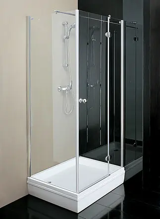 Gyors kiszállítás Kolpa-San Sole TKK 80/90 Szögletes zuhanykabin (Silver króm, Szatinírozott üveg, 90x90 cm, 87-89, #797570)Kolpa-San