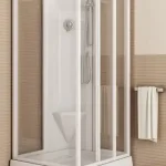 Ravak ASBP3 Szögletes zuhanybox (fehér, 80x80 cm, Pearl, 800x800x2065 mm) 8364411211Ravak Csak ma