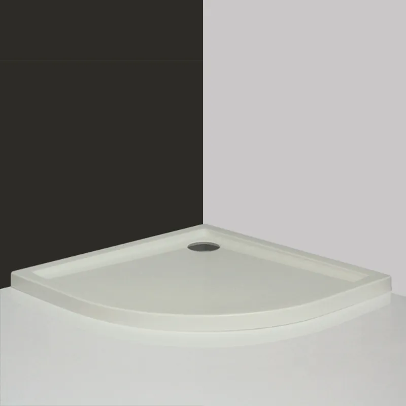 Kiárusítás Roltechnik Flat Round negyedköríves zuhanytálca (beépíthető, 90x90 cm, #8000116)Roltechnik