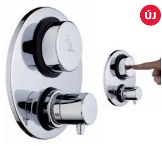 Teka Tektronic 75.200.04.00 elektronikus érintésvezérelt nyomógombos termosztátos csaptelepTeka Gyors szállítás