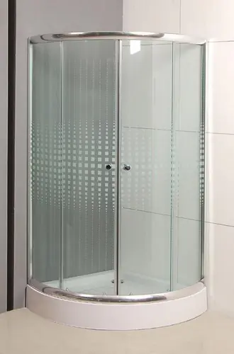 Roltechnik Zaragoza negyedköríves zuhanykabin (90x90x195 cm, króm, Transparent, 90x90 cm)Roltechnik Akció