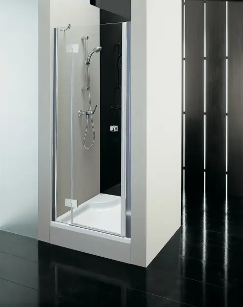 Kedvezmény Kolpa-San Stella TV/S 90/100/120 zuhanyajtó (Edzett átlátszó üveg, 120 L (balos), Króm (jobbos), 120 cm)Kolpa-San