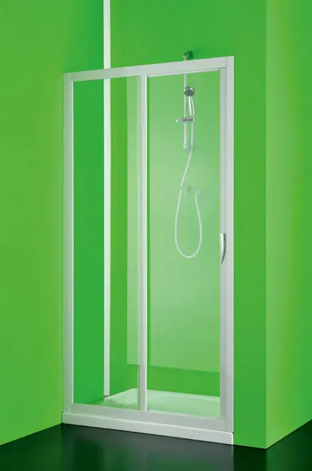 Hopa Maestro Due zuhanyajtó (110-100 x 185 cm, Fehér, Plexiüveg, #BSMAD11P)Hopa Újdonság
