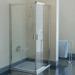 Ravak Blix BLRV2 szögletes zuhanykabin (szatén, Transparent, 875-890 x 875-890 mm, #1LV70U00Z1)Ravak Biztonságos vásárlás