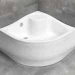 Expressz szállítás Radaway Korfu A negyedköríves magasított zuhanytálca (előlapos, 80x80 cm, #4S88400-03)Radaway