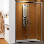 Bestseller Radaway Dolphi Premium Plus DWD 180 zuhanyajtó (180x190 cm, króm, Átlátszó, #33373-01-01N)Radaway