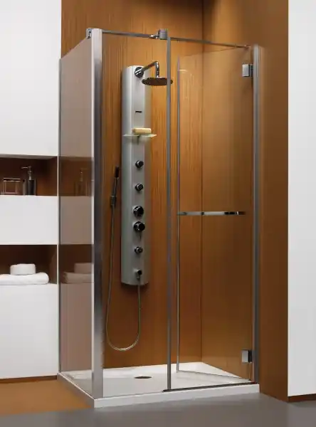 Akciós ár Radaway Carena KDJ 120x80 szögletes zuhanykabin (120x80x195 cm / balos, króm, Átlátszó, #34442-01-01NL)Radaway