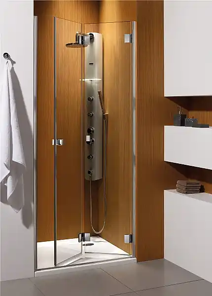 Gyors szállítás Radaway Carena DWB 70 zuhanyajtó (króm, 70x195 cm / jobbos, Barna, #34582-01-08NR)Radaway