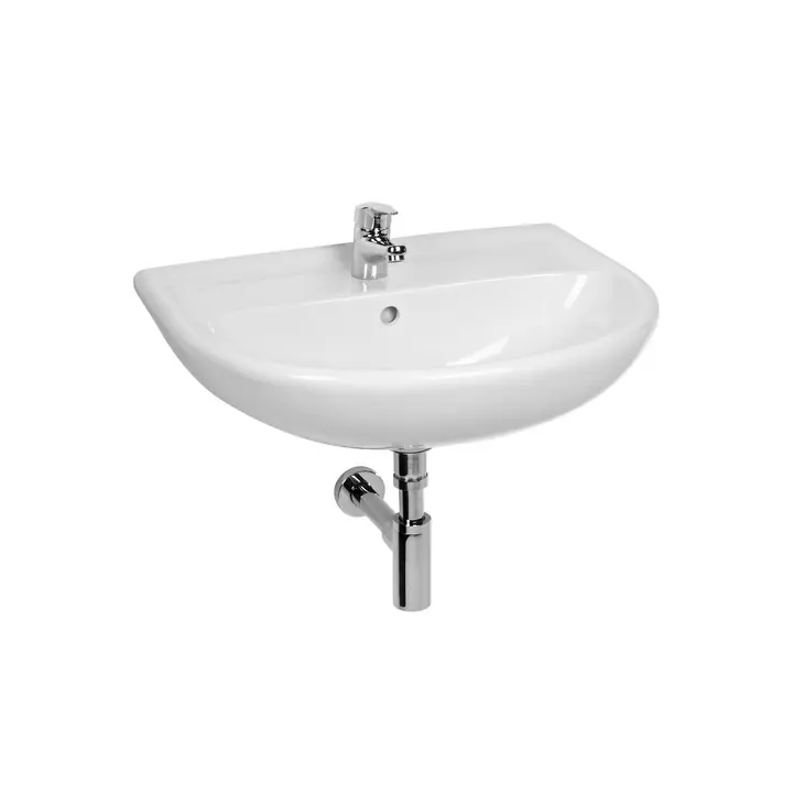 Biztonságos vásárlás Jika Lyra Plus 60x49 cm cm mosdó csaplyukkal H8143830001041 (8.1438.3.000.104.1)Jika