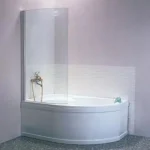 Rendeld meg most Ravak Elegancce EVSK1 100 Kádparaván (fehér, Transparent, balos)Ravak