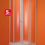 Expressz szállítás Hopa Ponte Ex negyedköríves zuhanykabin (Polystyrol, fehér, 80x80 cm)Hopa