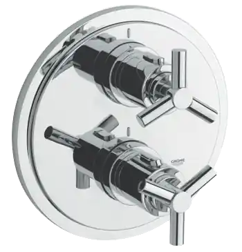 Grohe Atrio falsík alatti termosztátos kádcsaptelep külső rész 19395 000 (19395000)Grohe Legkelendőbb