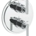 Árengedmény Grohe Atrio falsík alatti termosztátos zuhanycsaptelep külső rész 19398 000 (19398000)Grohe