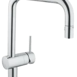 Népszerű Grohe Minta egykaros mosogató csaptelep kihúzható zuhanyfejjel 32322 000 (32322000)Grohe
