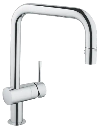 Népszerű Grohe Minta egykaros mosogató csaptelep kihúzható zuhanyfejjel 32322 000 (32322000)Grohe