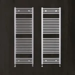 Zehnder Aura egyenes fehér fürdőszobai csőradiátor (988 W, 500x1856 mm, #PBZ 1800x500) PBZ-180-050Zehnder Kiárusítás