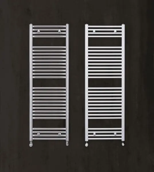Zehnder Aura egyenes fehér fürdőszobai csőradiátor (1159 W, 600x1856mm, #PBZ 1800x600) PBZ-180-060Zehnder Legnépszerűbb