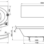 Árengedmény Ravak Evolution oldallap (oldallap jobbos, #CZ11100A00)Ravak