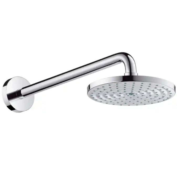Hansgrohe Raindance S 180 1jet fejzuhany 240 mm-es zuhanykarral EcoSmart 9 l/perc 27462 000 (27462000)Hansgrohe Árcsökkenés