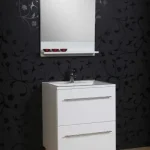 Verita larissa 60 fürdőszobabútor (fehér, #tükör 600X600)Verita Végkiárusítás