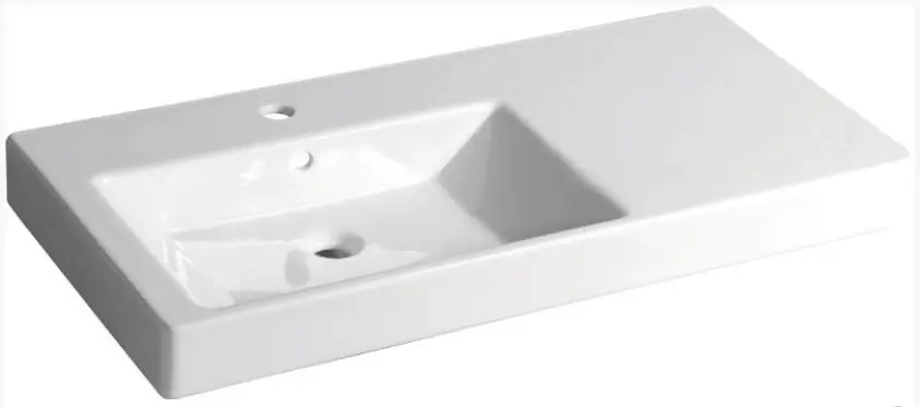 Ajánlat Sapho Ece Purity 100x45/14,5 jobb pultos mosdó 10PL51100 (2585)Sapho