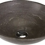 Kihagyhatatlan ajánlat Sapho BLOK 40 cm kőmosdó, matt barna 2401-02Sapho