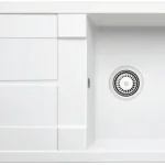 Szuper ajánlat BLANCO METRA 5S Silgranit mosogató szűrőkosárral, fehér 513205Blanco