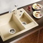Korlátozott ajánlat BLANCO METRA 6 Silgranit mosogató dugókiemelővel (pezsgő, #516159)Blanco