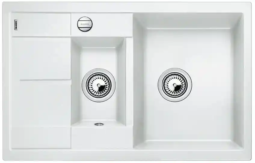 BLANCO METRA 6S COMPACT Silgranit mosogatótál dugókiemelővel, fehér 513468Blanco Olcsóbb
