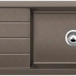 Szuper ajánlat BLANCO MEVIT XL 6S Silgránit mosogató dugókiemelő nélkül, kávé 518362Blanco