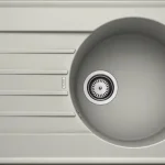 BLANCO RONDOVAL 45S Silgranit mosogató dugókiemelő nélkül, gyöngyszürke 520606Blanco Olcsó