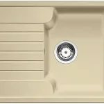 Újdonság BLANCO ZIA 40S Silgranit mosogató szűrőkosárral, pezsgő 516924Blanco