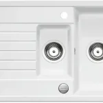 BLANCO ZIA 6S Silgranit mosogató dugókiemelővel, fehér 514734 (K)Blanco Expressz szállítás