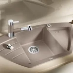 Legnépszerűbb BLANCO ZIA 9E Silgranit mosogató dugókiemelővel (pezsgő, #514752)Blanco