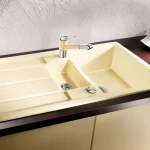 Újdonság BLANCO PRION 6S kerámia PuraPlus mosogató (fehér, #512860)Blanco