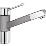 Szuper ajánlat BLANCO ZENOS-S Silgranit/króm kihúzahatófejes csaptelep alumetál 517820Blanco