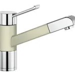 Végkiárusítás BLANCO ZENOS-S Silgranit/króm kihúzahatófejes csaptelep, jázmin 517823Blanco