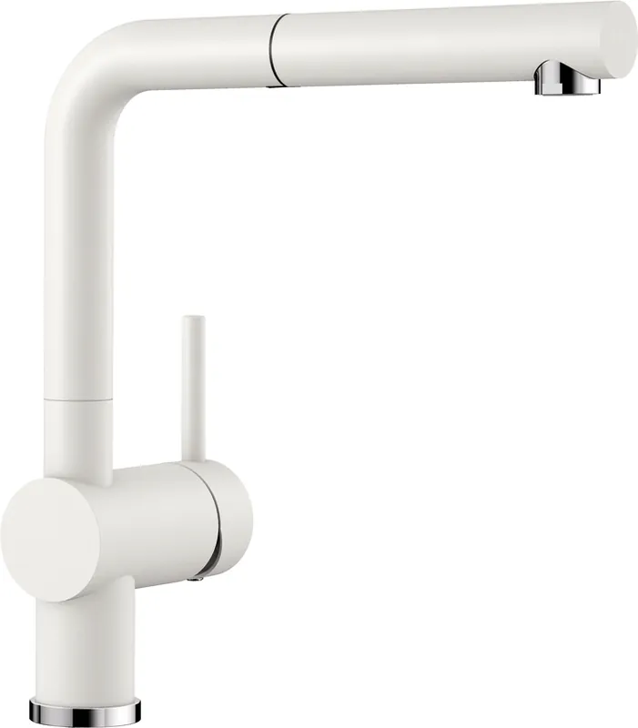 BLANCO LINUS-S Silgranit kihúzhatófejes mosogató csaptelep, fehér 516692Blanco Legkelendőbb