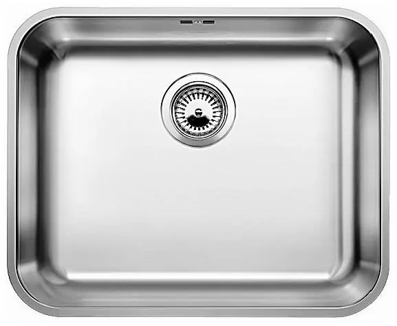Azonnali szállítás BLANCO SUPRA 500-U 18/10 aláépíthető rozsdamentes mosogató (dugókiemelővel, #518206)Blanco