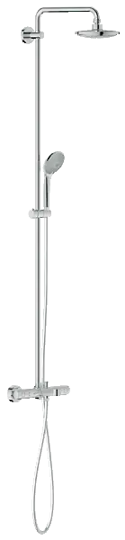 Különleges ajánlat Grohe Euphoria zuhanyrendszer termosztátos kádcsapteleppel 27475 000 (27475000)Grohe