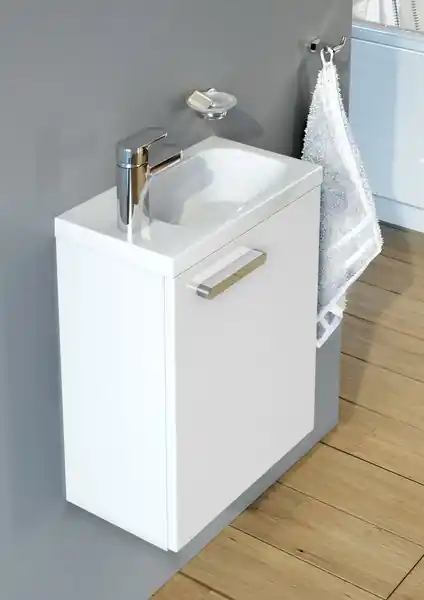 Expressz szállítás Ravak Chrome SD 400 szekrény kézmosó alá (Fehér, #X000000538)Ravak