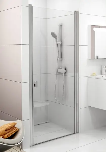 Ravak Chrome CSD1 90 zuhanyajtó (Átlátszó, 87,5-90,5x195 cm, szatén, #0QV70U00Z1)Ravak Csak ma