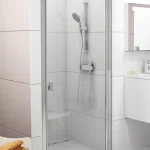 Végkiárusítás Ravak Chrome CSD1 90 zuhanyajtó (fehér, 87,5-90,5x195 cm, Átlátszó, #0QV70100Z1)Ravak