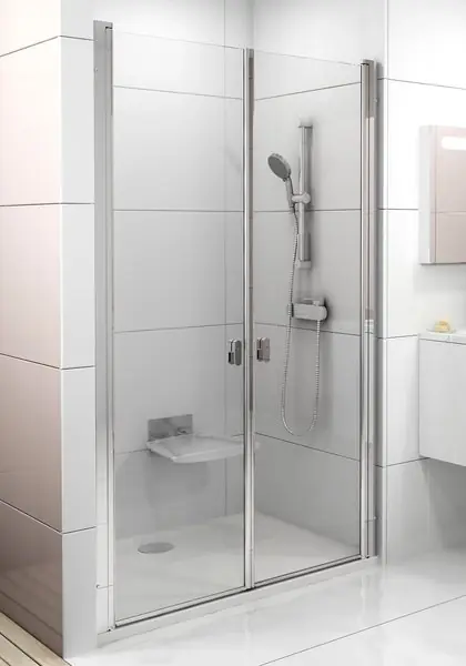 Ravak Chrome CSDL2 120 zuhanyajtó (117,5-120,5x195 cm, fényes alumínium, Átlátszó, #0QVGCC0LZ1)Ravak Legjobb ár