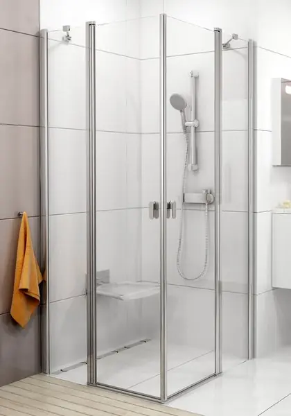 Expressz kézbesítés Ravak Chrome CRV2 80-as zuhanyajtó (csak zuhanykabinként használható) (78-80x195 cm, szatén, Átlátszó, #1QV40U00Z1)Ravak