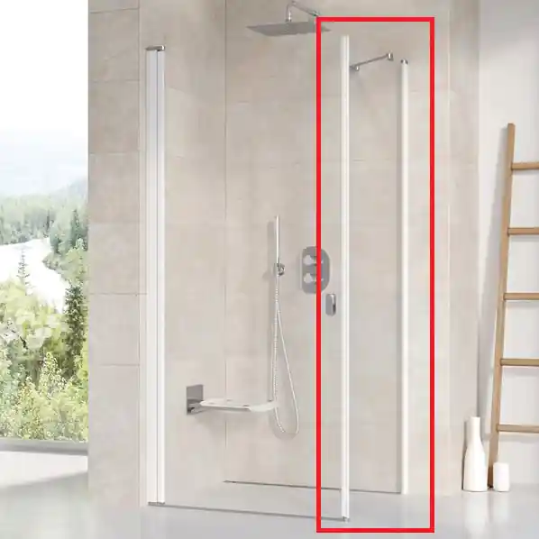Kedvezmény Ravak Chrome CPS 80 fix oldalfal (fényes alumínium, átlátszó üveg) 9QV40C00Z1Ravak
