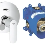 Nézd meg most Grohe Eurosmart 19382 000 Cosmopolitan falsík alatti kádcsaptelep külső rész+Grohe Rapido E 35501 000 Falba sülly. kád-zuhany csaptelep belsőrészGrohe