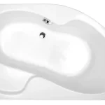 MyLine Spa Palma aszimmetrikus előlapos kádszett (150x105 cm, előlapos / jobbos)MyLine Spa Prémium