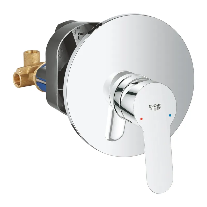 Olcsó Grohe BauEdge falsík alatti zuhanycsaptelep beépítőkészlettel, króm 29078000Grohe
