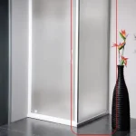 Gyors kiszállítás Sapho Gelco Eterno 90 cm-es zuhany oldalfal (88,5-90,5 cm, fehér, Strip, #GE3390)Sapho